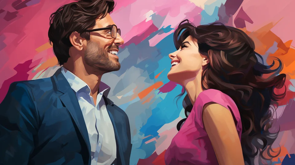 Deux personnes en conversation
